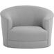 Grimaldi Liv Dove Swivel Armchair, Swivel